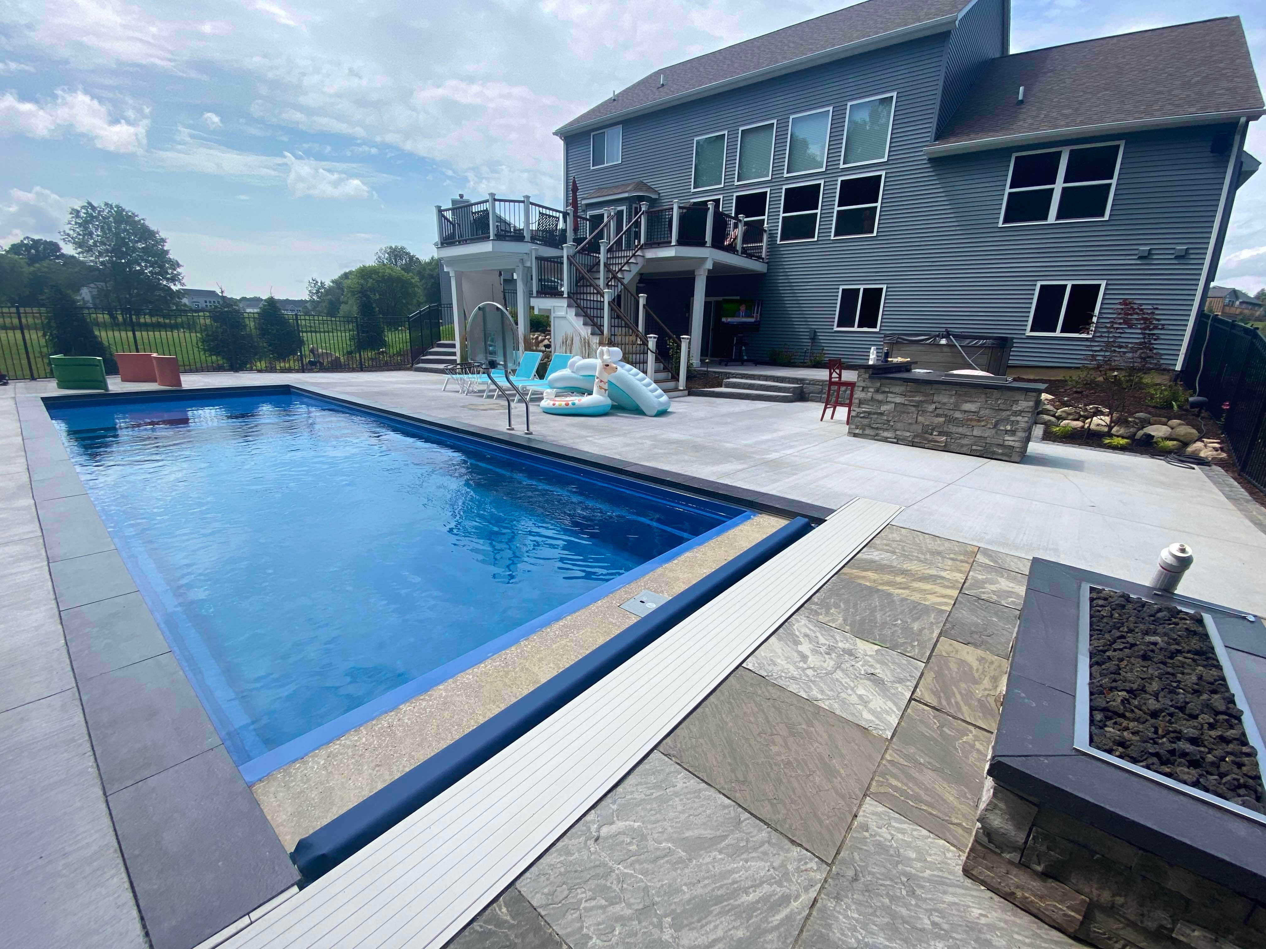 Swimming Pool With Resting Chair